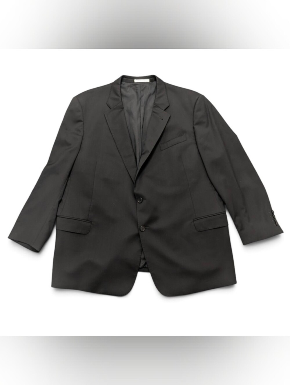 Armani Collezioni Men's EU 50 US 40R Jacket Sport Coat Blazer 2 Button Black